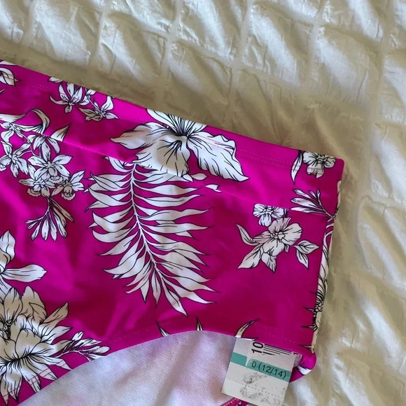 California Waves pink floral bikini bottom - Picture 5 of 11